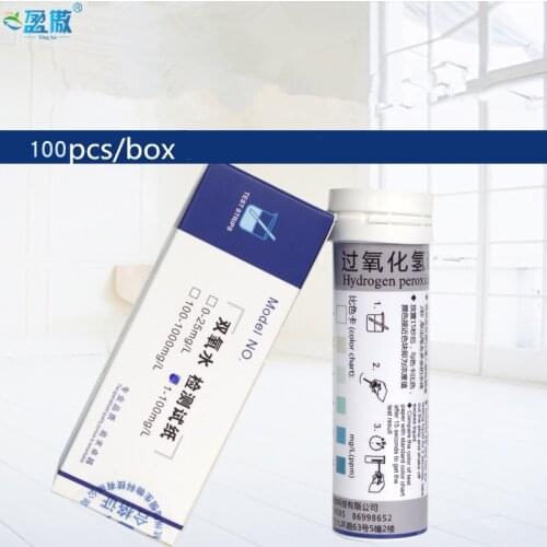 Hydrogen peroxide test strip hydrogen peroxide rapid test strip