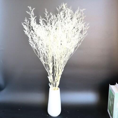 Eternal Flower 120g About 3-5 Piece Eternal Lover Grass White Natural dried Home Decor Wedding Flowers