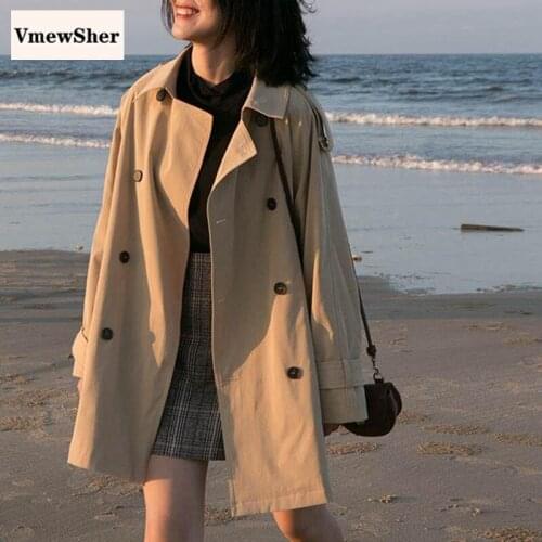 VmewSher Women's Short Trench Coats