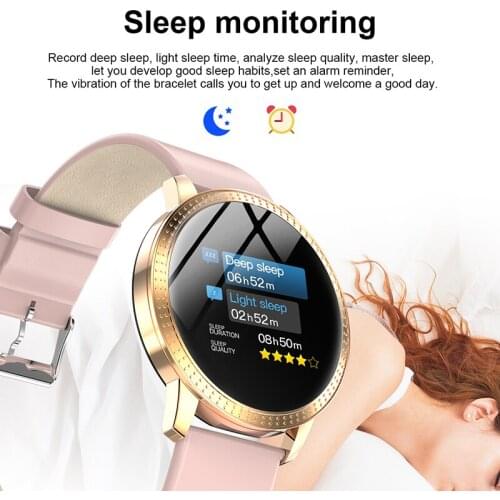 Smart band Waterproof IP67 Smart Watch Blood Pressure Monitor Multi Sport Women Band leather steel strap smartwatch pk mi band 4