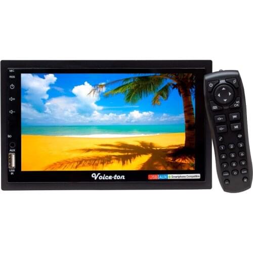 VOICETON VT-7777 7 INCHES TFT USB * SD * BLUETOOTH FEATURE OPERATED TOUCH SCREEN DOUBLE DIN CAR TAPE