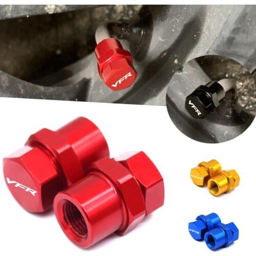 High Quality Motorcycle CNC Aluminum Wheel Tire Valve Stem Airtight Covers Cap FOR Honda VFR vfr V-FR With Logo VFR All Years