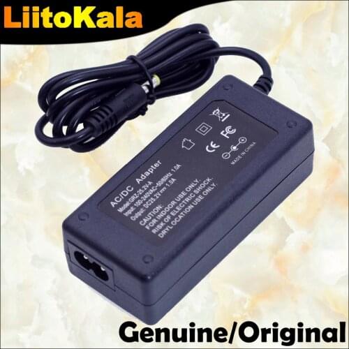 LiitoKala 25.2V 1A 6 Series 18650 Lithium Battery Pack Charger 24V 1000mAh Polymer li-ion battery charger DC 5.5*2.1mm