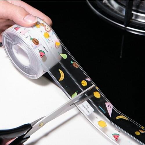 1Roll Bathroom Anti-mold Seam Stickers Kitchen Self Adhesive Waterproof Tape Mould Proof Sink Bath toilet Sealing Strip Tape