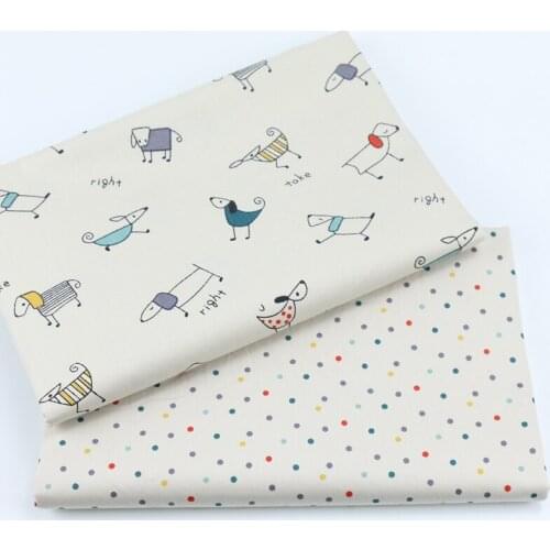 100% Cotton Fabric Patchwork Cartoon Tissue Cloth Of Handmade DIY Quilting Sewing Baby&Children Sheets Dress Material