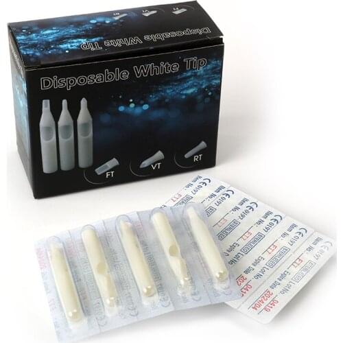 100PCS Disposable Tattoo Tips Assorted for 3R 5R 7R 9R 11R 13R 15R 5M 7M 9M 11M 13M 15M Tattoo Needles Round Flat/Magnum Sterile