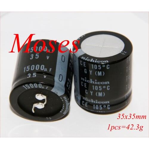 35v 15000uf +/- 20% Capacitance 100% Original New GY Audio Capacitors Electrolytic Capacitor Radial 35x35mm 2pcs