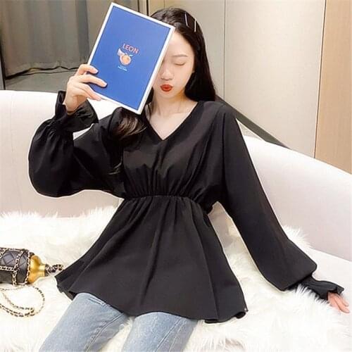 Blouse Women Shirt Womens 2021 Spring/Summer Loose Long Sleeve Shirt Top Blusas Mujer De Moda