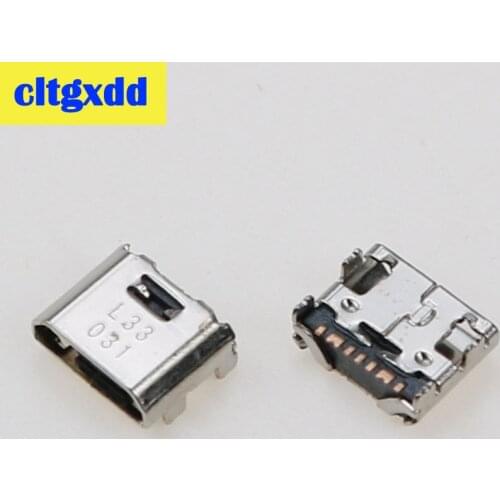 Cltgxdd 2-10pcs 7pin mini micro usb charging jack connector plug dock socket port for Samsung i9082 i9080 i879 i8552 G7509 P709