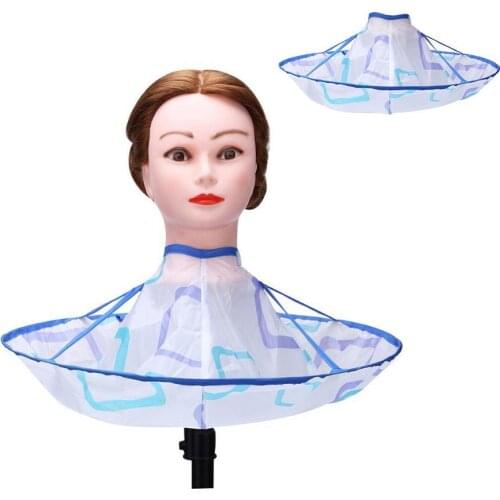 Kids Children Hair Cutting Round Cloak Cape Foldable Waterproof Cloth Home Tool