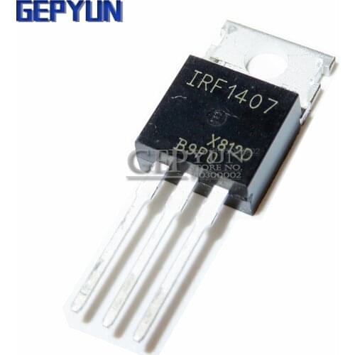 10PCS IRF1407 IRF1407PBF TO-220 TO220 Gepyun