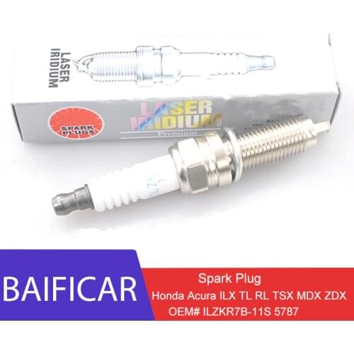 Baificar Brand New Genuine Iridium Spark Plugs ILZKR7B-11S 5787 12290R48H01 For Honda Accord Acura MDX TL TSX