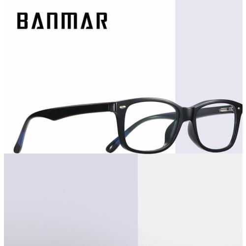 BANMAR TR90 Retro Ray Blue Light Blocking Glasses For Men Women Vintage Anti-Blue Light Gaming Computer Glasses