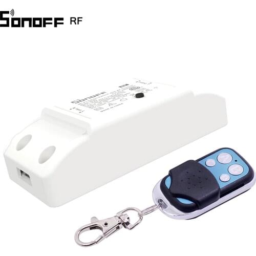 Sonoff RF Smart WiFi Switch Wireless 433MHz Remote Controller Receiver Home Automation Assistant Relay Module Timer for Alexa
