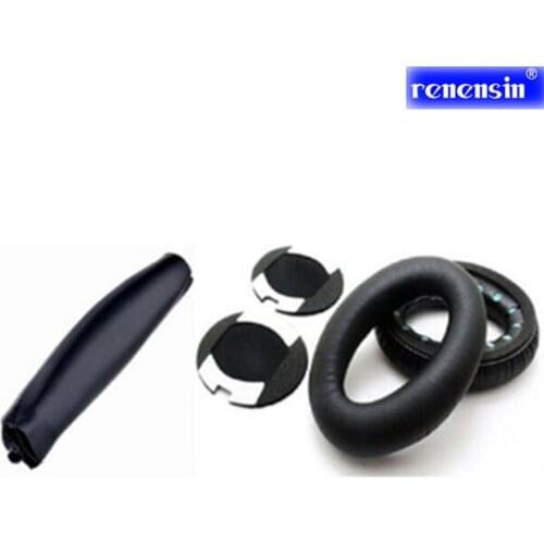 Replacement headband Cushion Earcap + a pair Pads ear cover case for Bose QuietComfort 2 15 QC2 QC15 headphone ear cushions