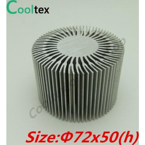 LED heatsink ,Diameter :72mm H:50mm,aluminum heat sink , LED cooler ,LED radiator