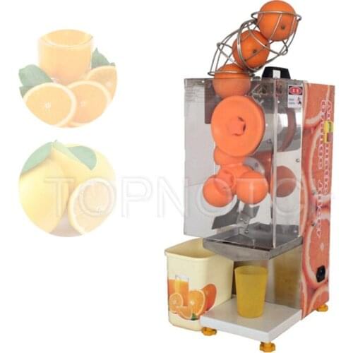 High Efficiency Automatic Stainless Steel Orange Juicer Squeezer Extruding Machine Fresh Electric lemon Orange Juice Extractor