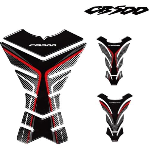 High Quality Suitable for Honda cb500 3D Motorcycle Accessories Carbon Fiber Fuel Tank Pad Protection Sticker Fuel Tank Decal