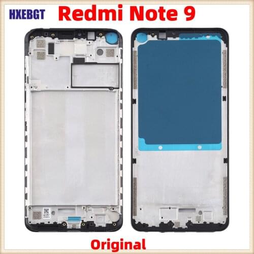 Original For Xiaomi Redmi Note 9 M2003J15SC M2003J15SG M2003J15S LCD Front Housing Middle Frame Bezel Plate Repair Parts