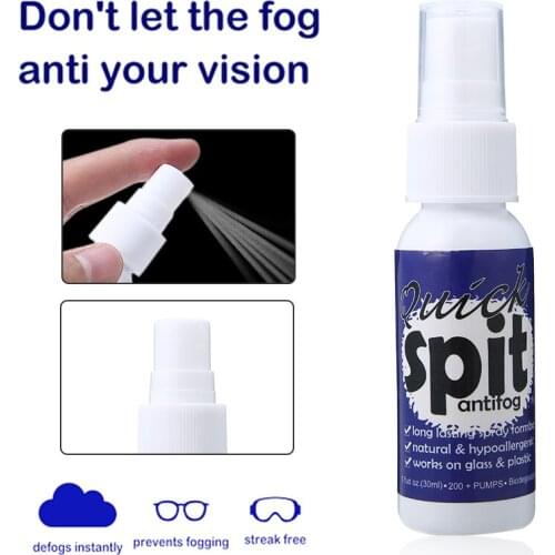 1pc 30ml Anti-fog Spray Glass Windows Mirrors Eyeglasses Prevents Fogging Suitable For Car Windshields And Side Mirrors