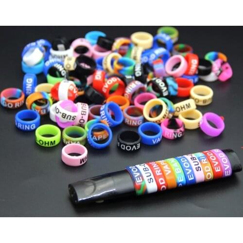 10pcs/lot Vape pod Silicone ring vapeband For nfix novo zero relx yooz nord caliburn crown