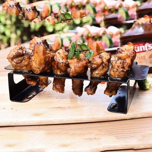 18 Holes Jalapenos Chili Pepper Grill Rack Stainless Pepper Barbecue Rack for Roasting Chili or Chicken Legs Wings