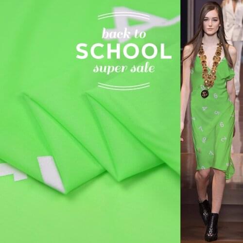 19 Summer New 130cm Wide 10 Momme 55%silk 45% Spandex Chiffon Fabric for Women Dress Fashion Cloth Diy Sewing Free Shipping Sale