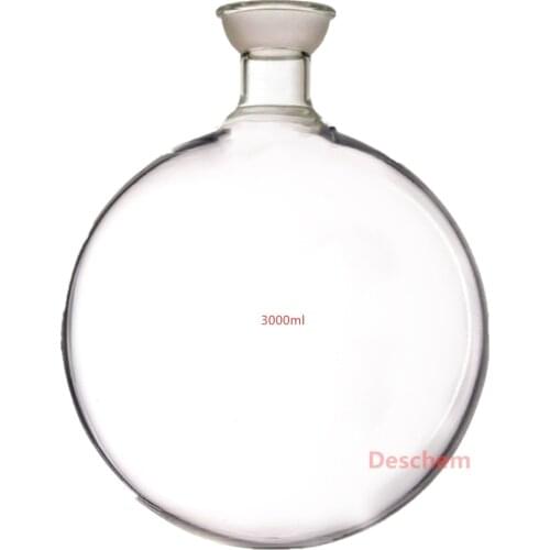 3000ml,S35 Spherical Joint,Glass Flask,Rotavapor Receiving Vessel,3L 35/20 Lab Ball Socket Reservoir Bottle
