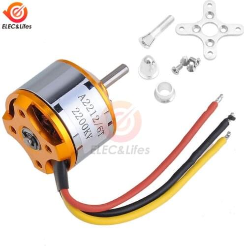 A2212 930KV 1000KV 1400KV 2200KV 2700KV Brushless Motor For RC Aircraft Plane Outrunner Toy Hobby motor Multicopper DIY Kit
