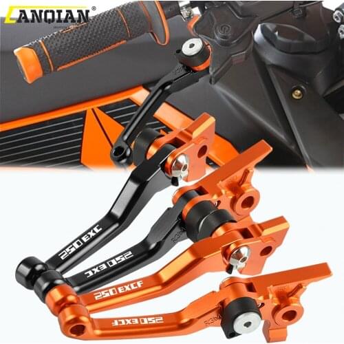Motorcycle Accessories Dirt Bike Handle Folding Brake Clutch Lever For 250EXC 250EXCF 250 EXC EXCF 2014 2015 2016 2017 2018