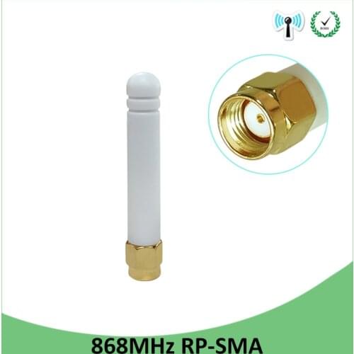 868MHz 915MHz lora Antenna 3dbi RP-SMA Connector GSM 915 MHz 868 MHz antena outdoor signal repeater antenne waterproof Lorawan