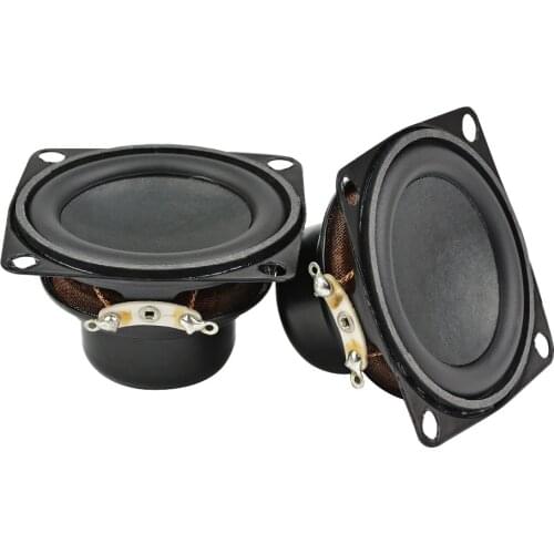 AIYIMA 2Pcs 2Inch Audio Speaker Driver 53MM 4Ohm 10W Full Range Speakers Bass Multimedia Loudspeaker For Audio DIY