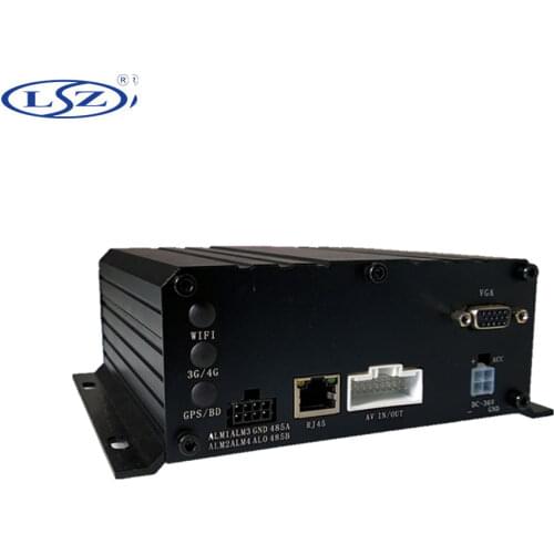 Vehicle surveillance video 4CH MDVR support hard disk SD card NTSC/PAL factory direct sales