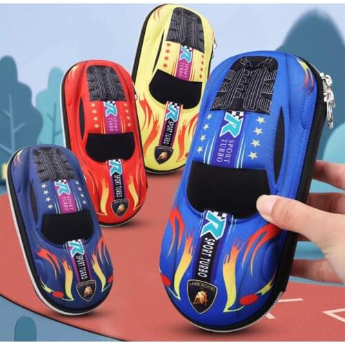 Car Pencil Box Waterproof Large Capacity Pencilcase for Boys EVA Materials Pen Case Multifunction Stationery Box Shcool Supplies
