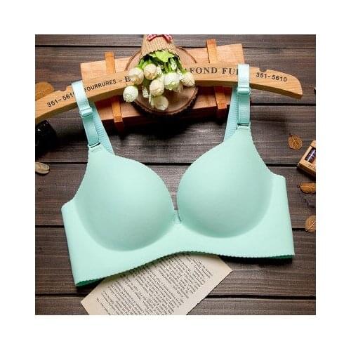 2022 New Sexy High Quality Cup Front Button Bra Gather Adjustable Women Bra Seamless Underwear Push Up Bra Free Shipping AU0003