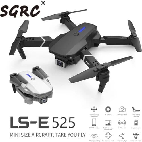 LSRC 2020 New E525 WIFI FPV Drone With Wide Angle HD 4K 1080P Camera Height Hold RC Foldable Quadcopter Dron Gift Toy