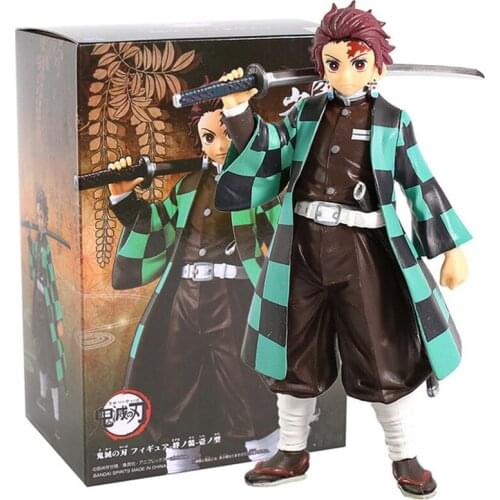 Anime Demon Slayer PVC Action Figures Tanjirou Nezuko Anime Kimetsu No Yaiba Figurine Model Toys Decorations for Home