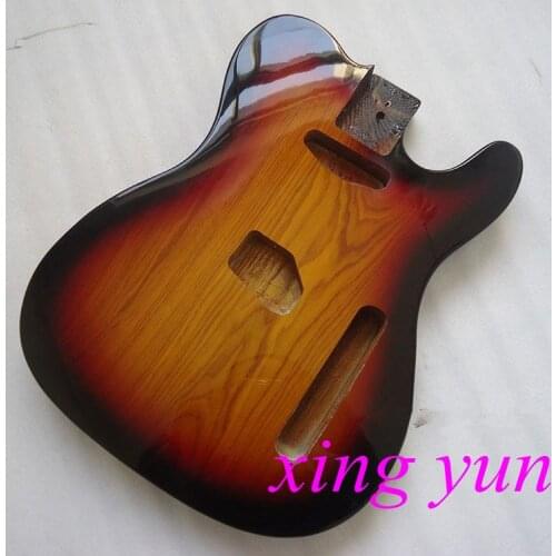 Electric guitar body ash semi-finished products Sunset color lacquer body T electric guitar DIY accessories