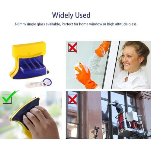 Cleaning Window Magnetic Glass Brushes Household Tools Double Side Wiper Double-Sided Glasses Cleaner Magnet Surface Cleaner