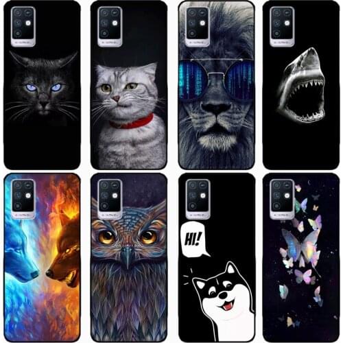 Back Soft Silicone Phone Covers for Infinix Note 10 Pro Mobile Phone Cases for Infinix Note 10 Pro NFC Bags