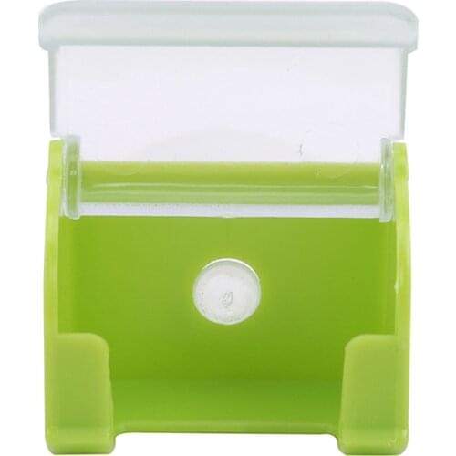 Suction Cup Plastic Razor Holder Box Men Shaver Storage Shelf Dustproof Shaving Wall Mounted Bathroom Set Cap Shaver Rack Single