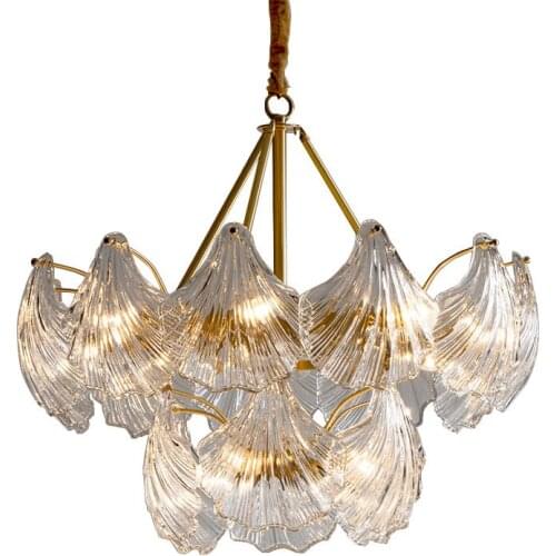 Light luxury crystal chandelier living room lighting modern minimalist creative dining room master bedroom high-end dining room