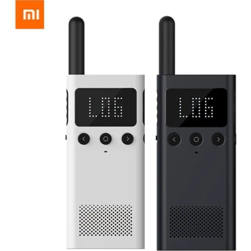 Original Xiaomi Mijia Smart Walkie Talkie 1S With FM Radio Speaker Smart Phone APP Control Location Share Fast Team Talk Outdoor