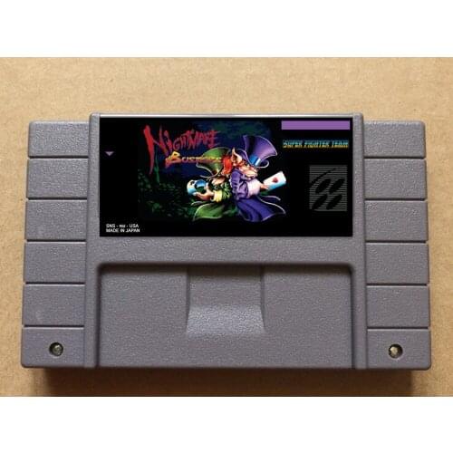 Nightmare Busters USA- NTSC version 16 bit 46 pins video games