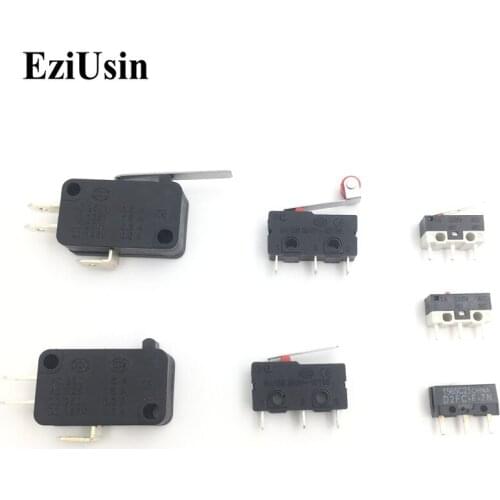 Mouse switch Micro Switches D2FC-F-7N KW11-3Z-2 5A 125 250VAC KW11-N KW12 2A 125V Tact Button Microwave coppe