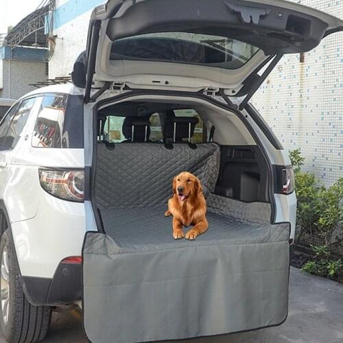 High Quality Car Pet Trunk Mat Tarpaulin Waterproof Oxford Cloth Dog Cat Back Seat Covers Rear Auto Pad Car Protection Blanket