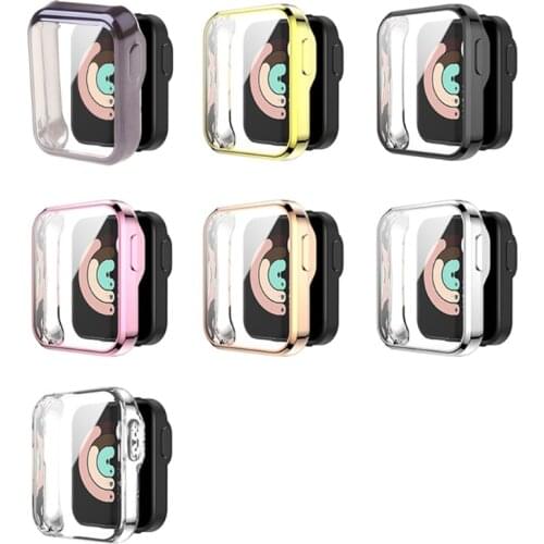 Anti-scratch TPU Watch Case Screen Protective Cover Protector for -Xiaomi Mi Watch Lite Redmi Watch Smart Watch Accessories