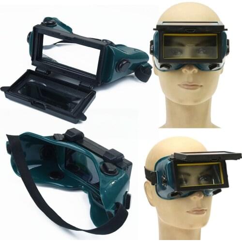 Solar Automatic Blackening Welding Cap LCD Welding Glasses Darkening Goggles Light Filter Safety Helmet ARC Eye Protector
