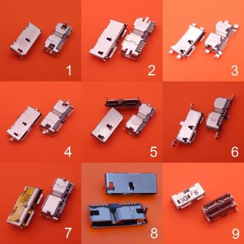 1PCS Micro USB 3.0 B Type DIP Female Socket 10pin USB Connector For Samsung Mobile Hard Disk Drives Data Interface