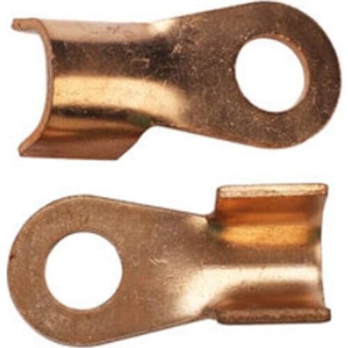 10PCS Open Barrel Copper Ring Lug battery Terminals Wire Crimp Connector OT 10A 20A 30A 40A 50A 60A 80A 100A 150A